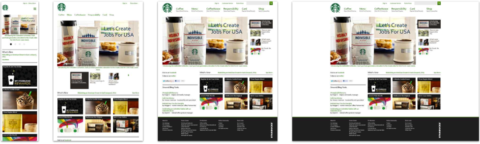 The Starbucks website